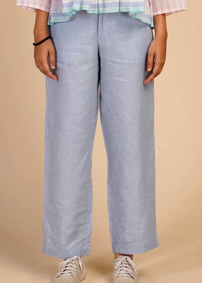 Linen Straight Fit Pant