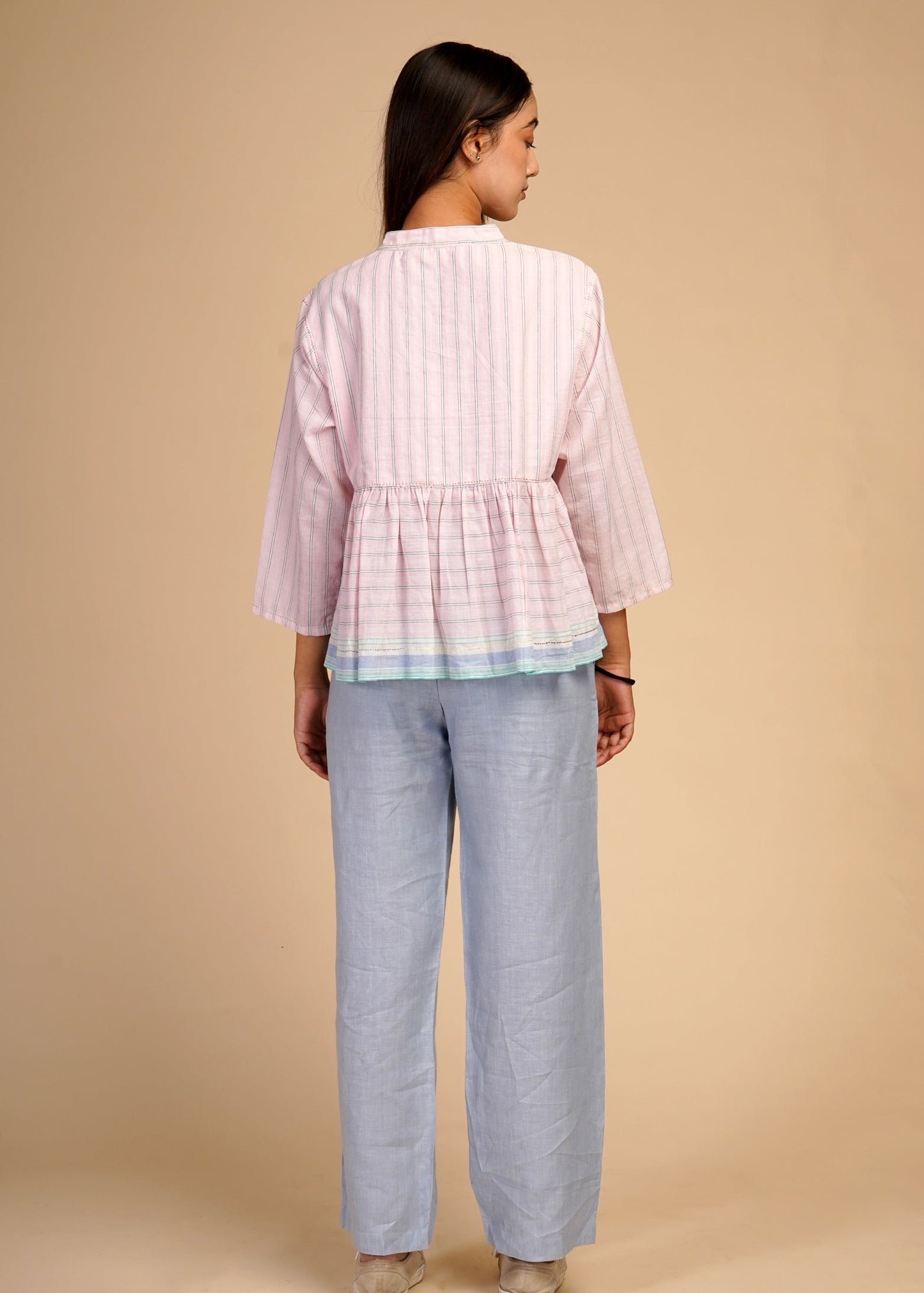 Linen Straight Fit Pant