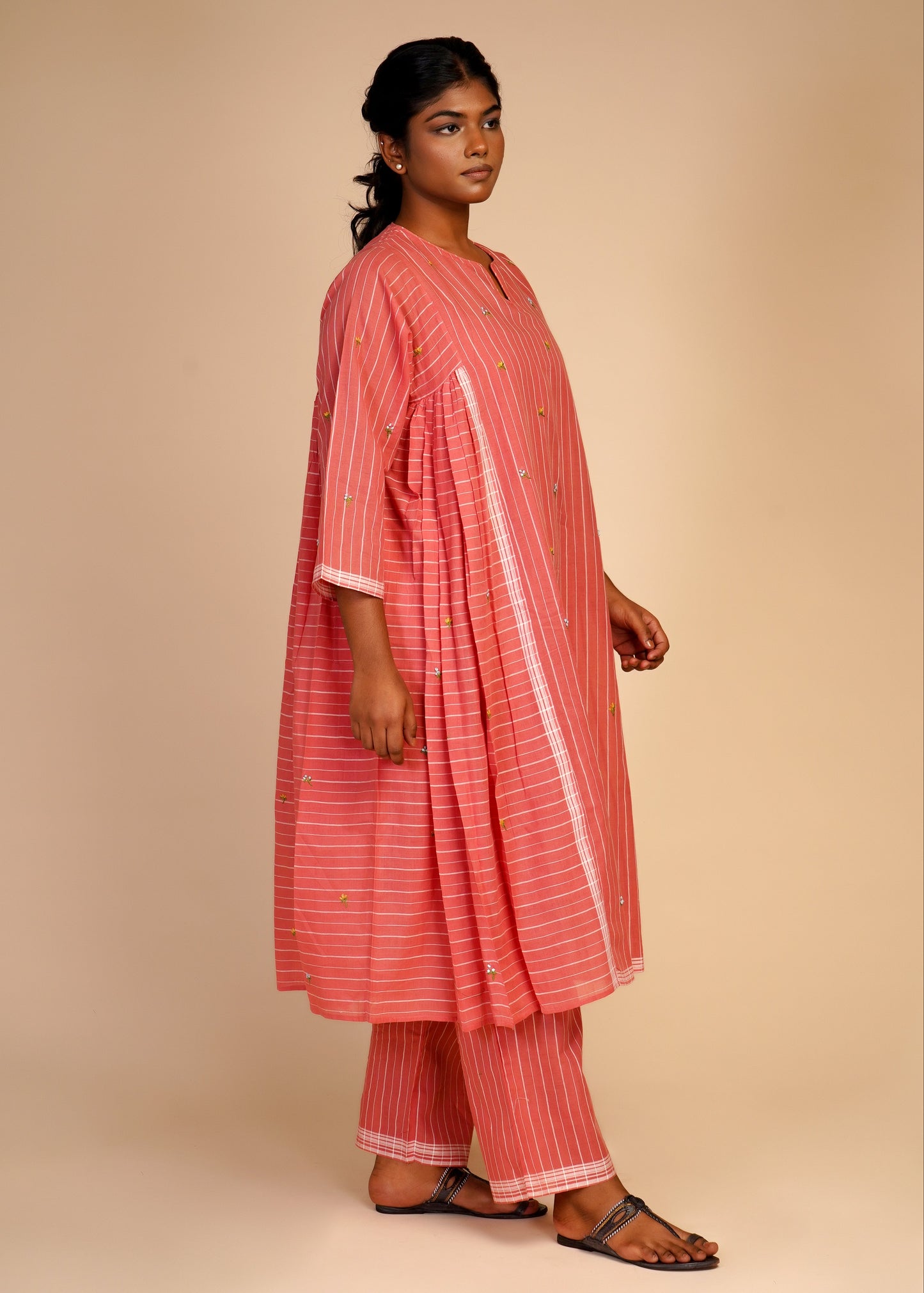 BAGEECHA SET, FINE COTTON HANDLOOM