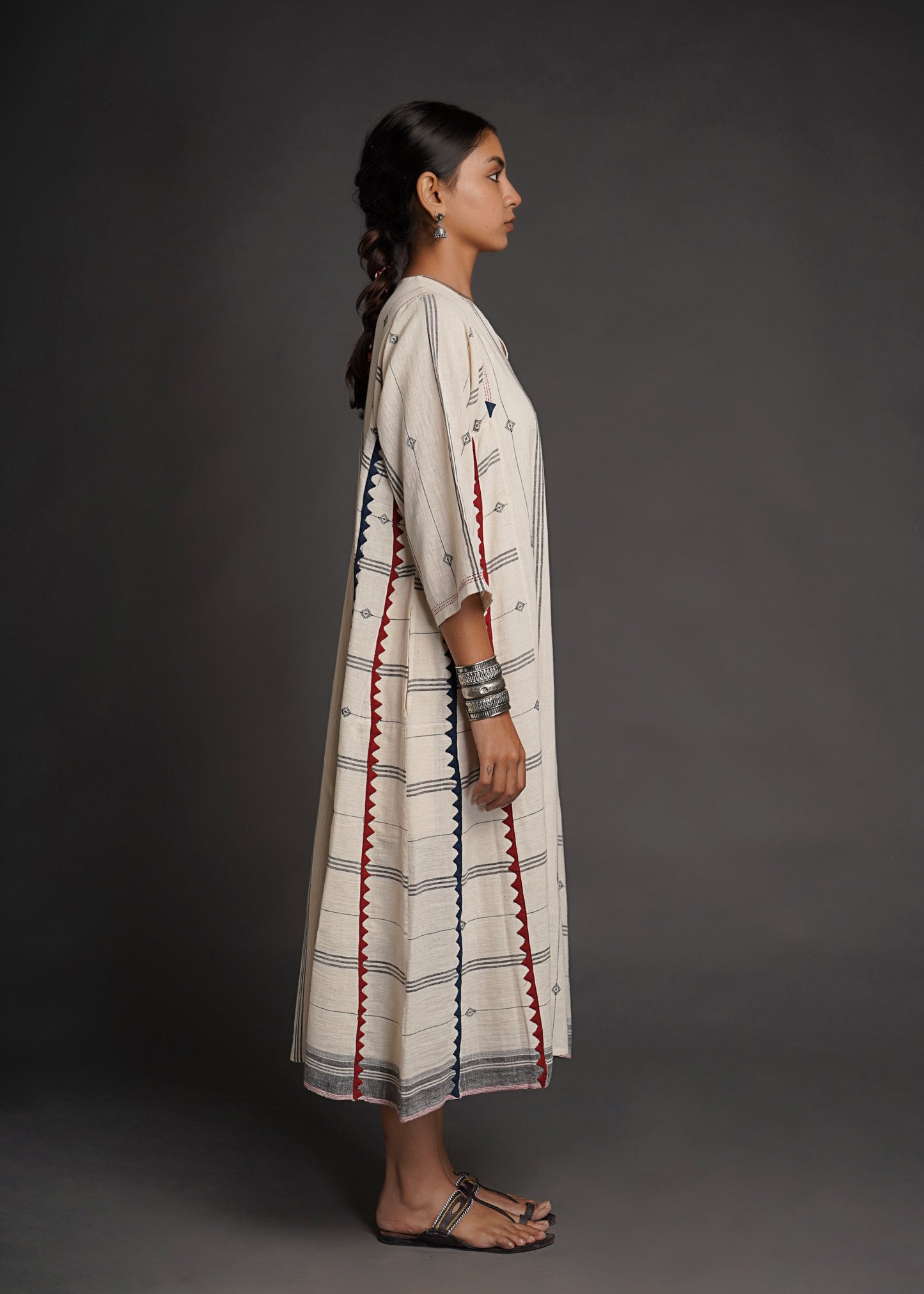 Chand, organic ctn bhujodi kali dress