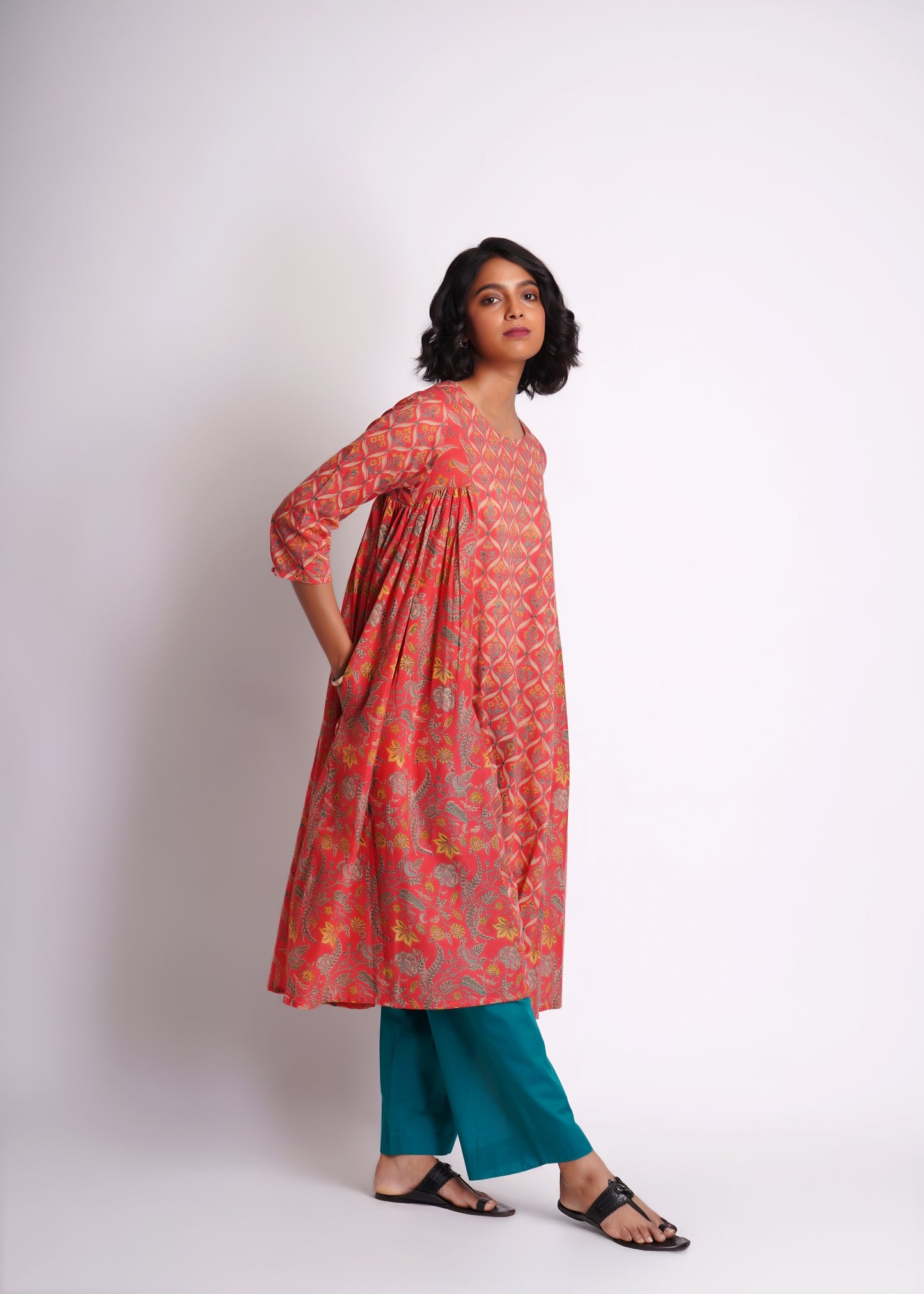 Mehr Handblock print Co-ord set
