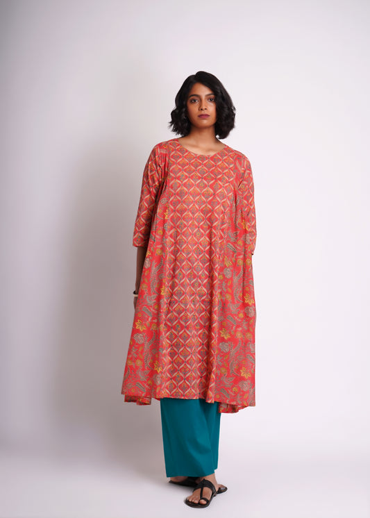 Mehr Handblock print Co-ord set