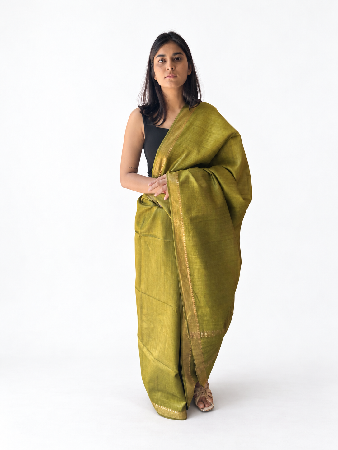 Tassar silk saree Heena