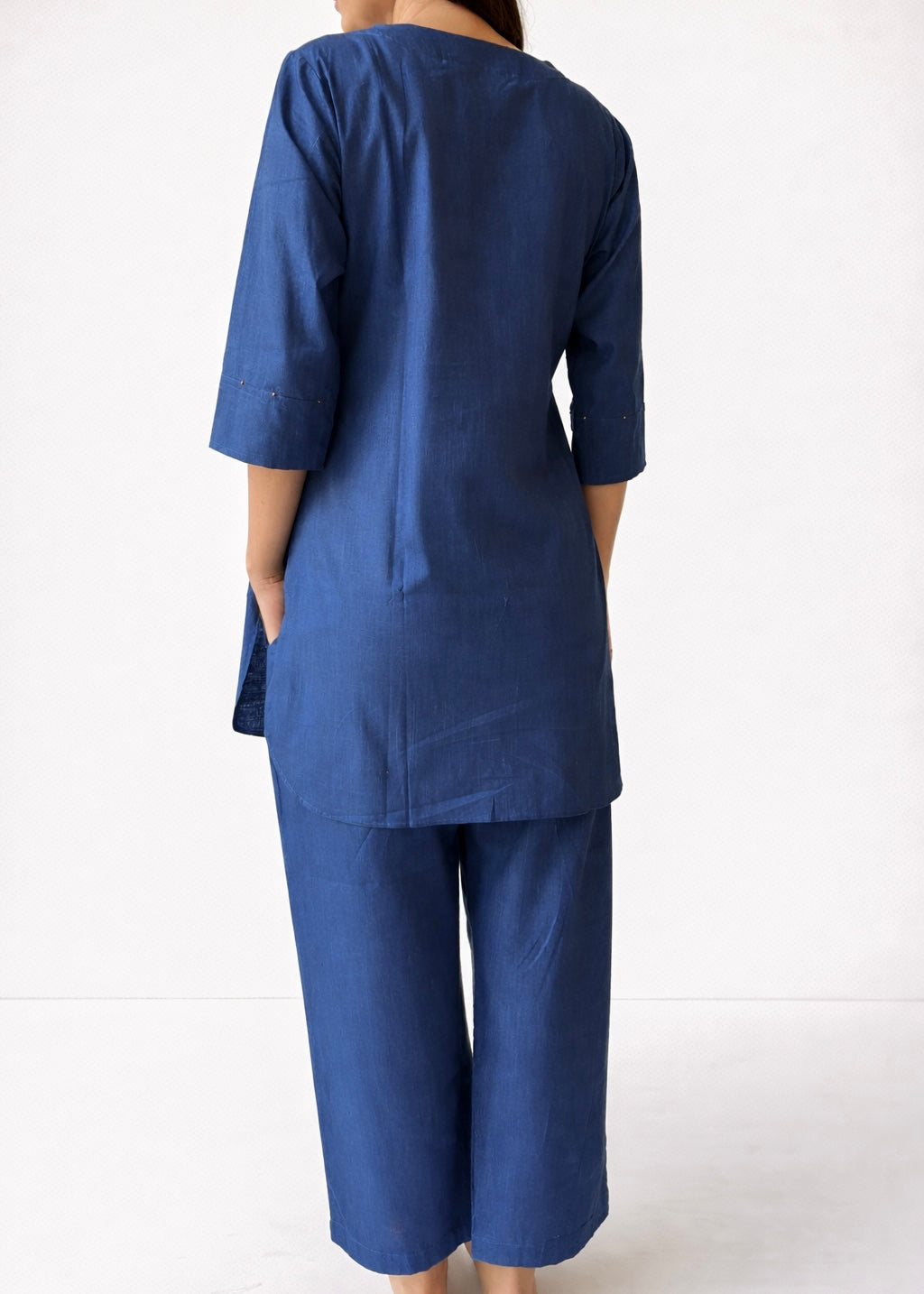 Geeta indigo co-ord set