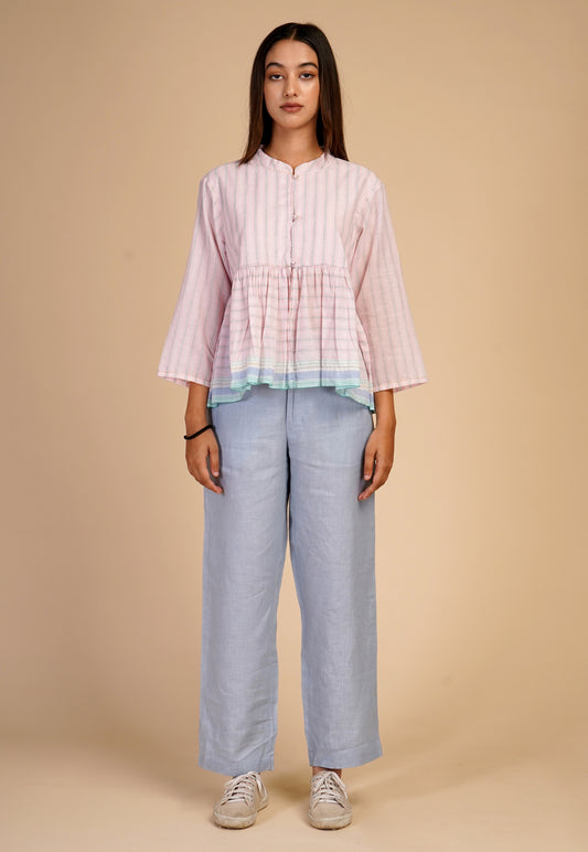 Linen Straight Fit Pant