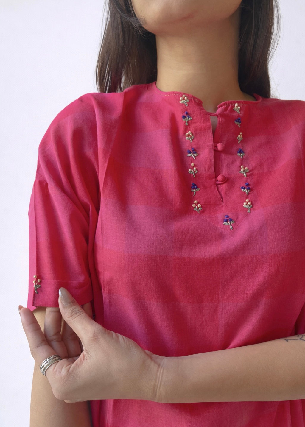 Chandni pink co-ord set