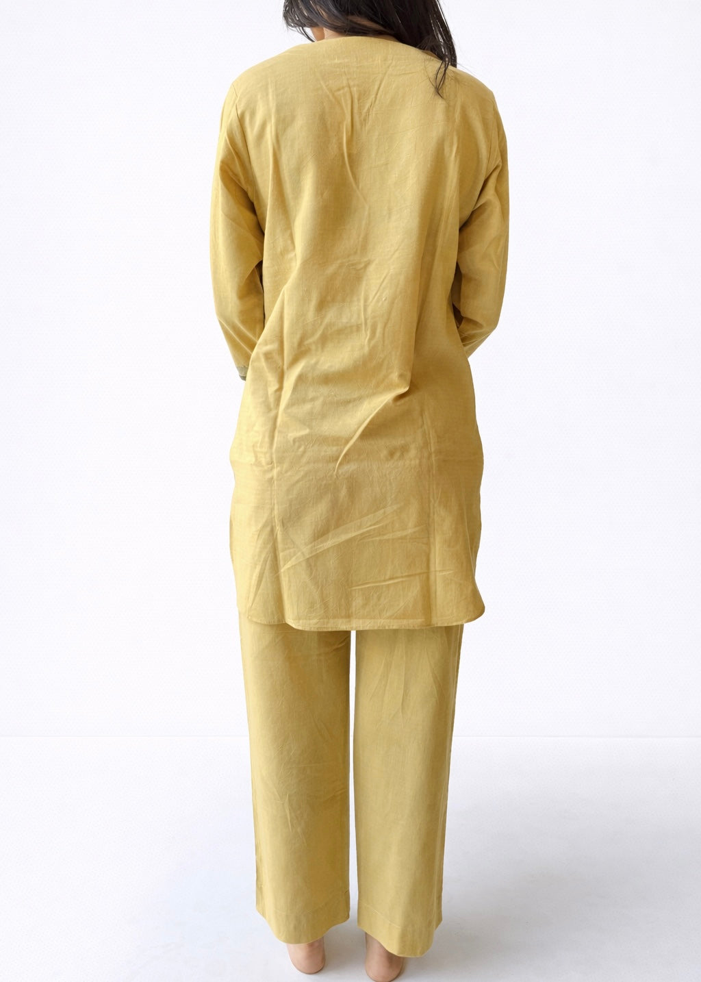 Geeta mustard co-ord set