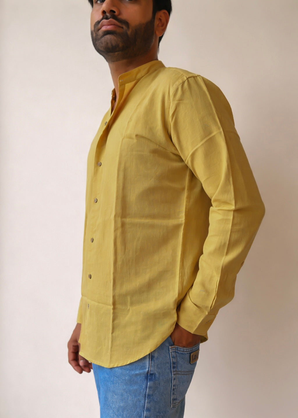 Naushad Yellow shirt for men