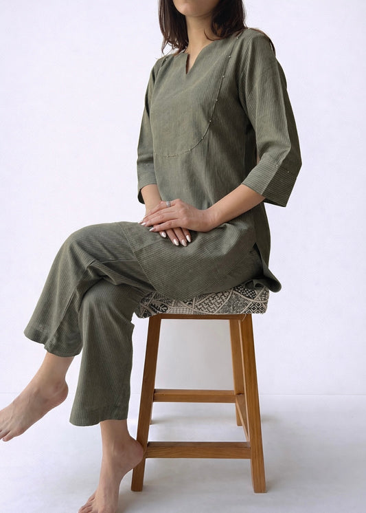 Geeta pin stripe co-ord set