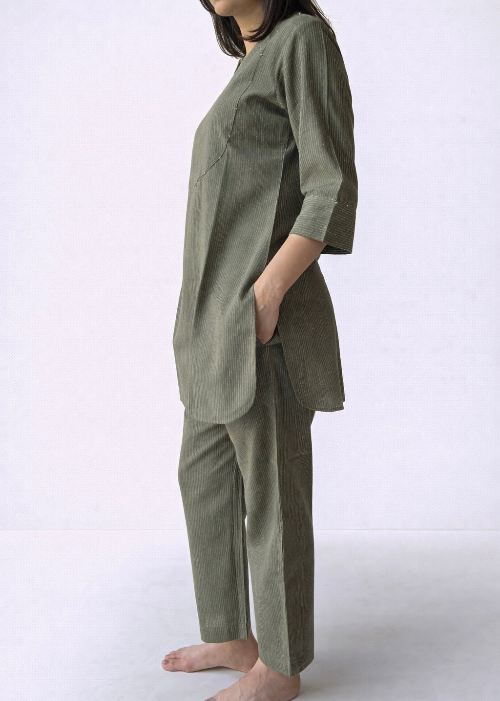 Geeta pin stripe co-ord set