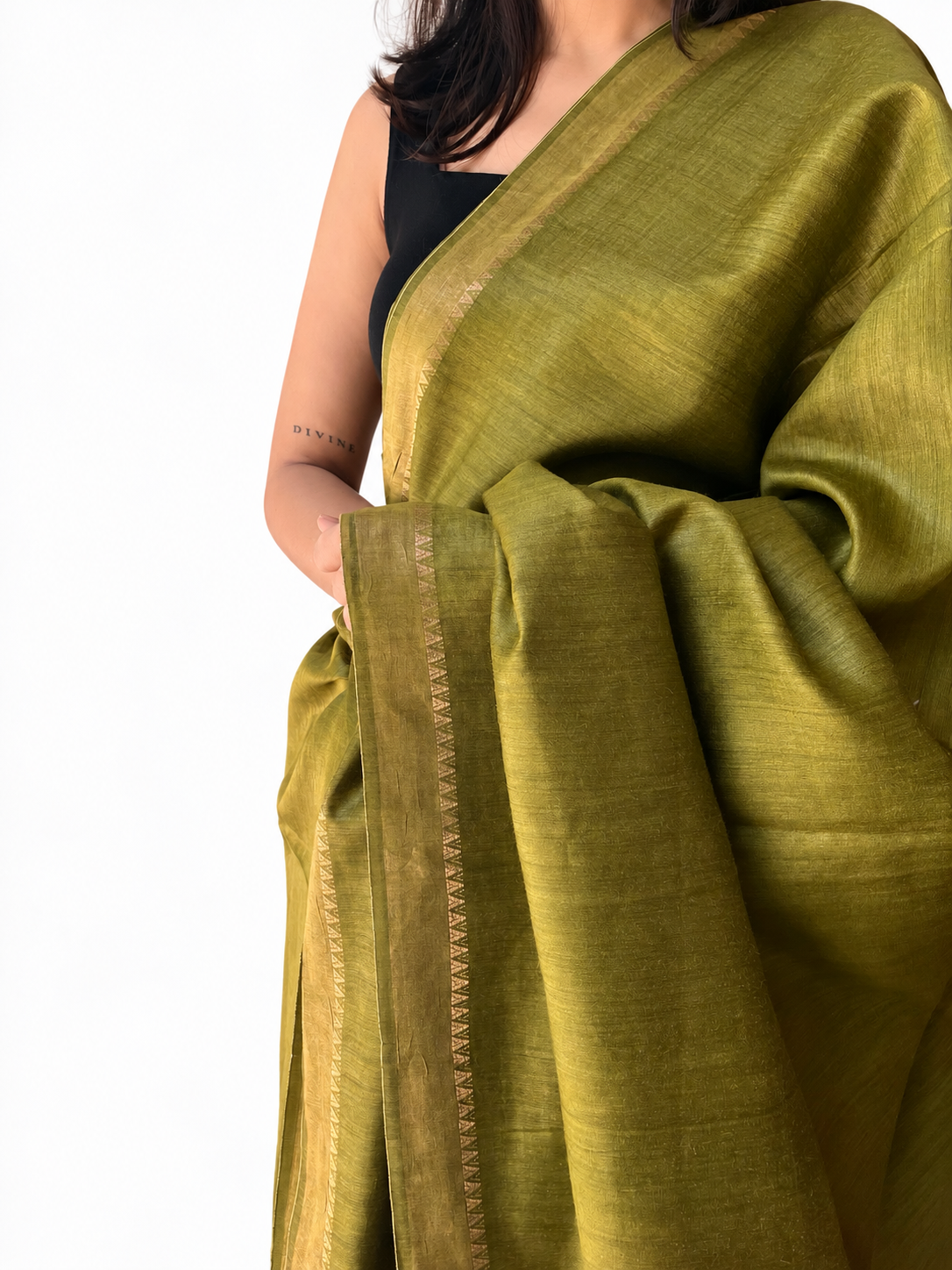 Tassar silk saree Heena