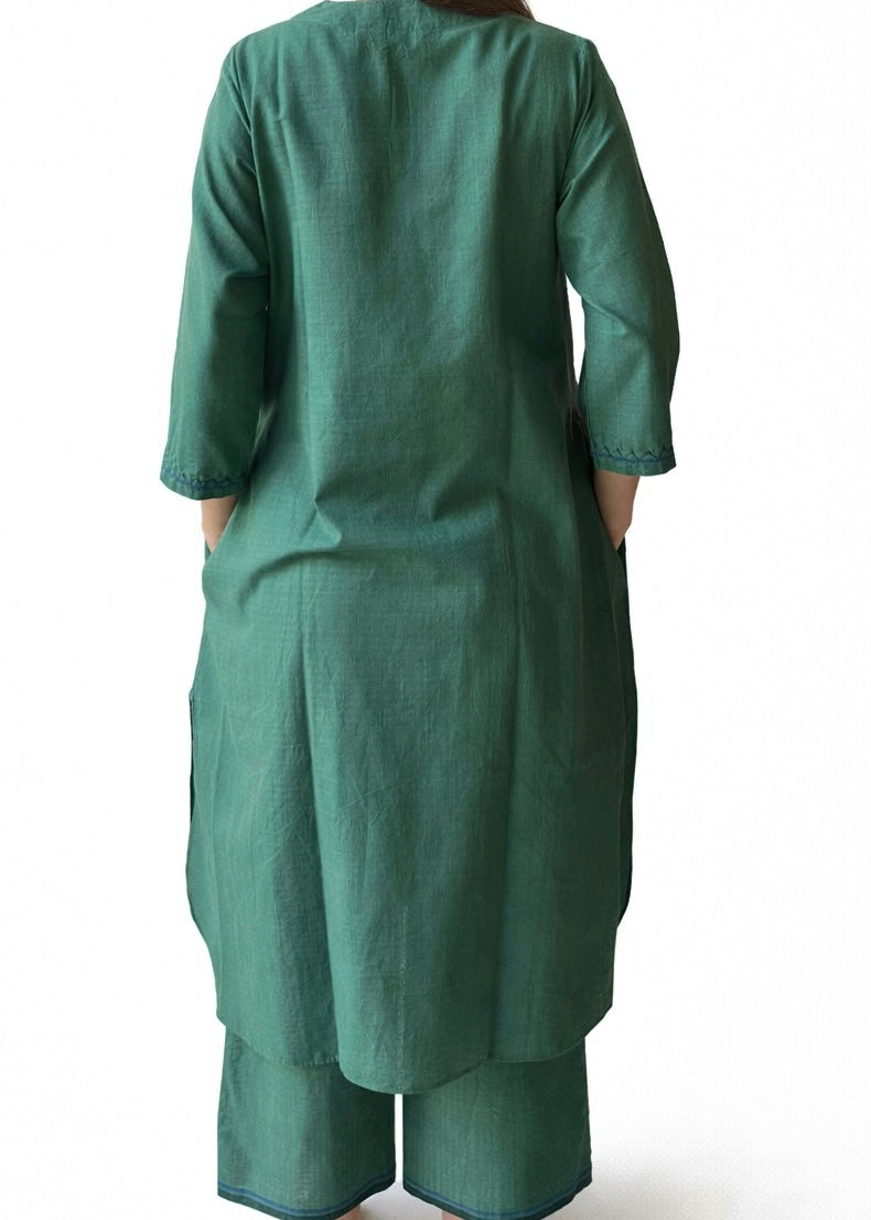 Roza green stripe co-ord set