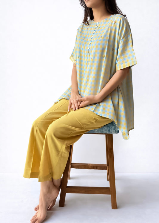 Chand mustard co-ord set