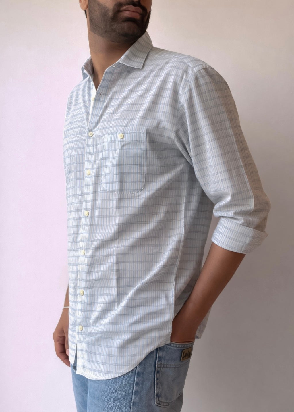 Naushad men’s checkered shirt