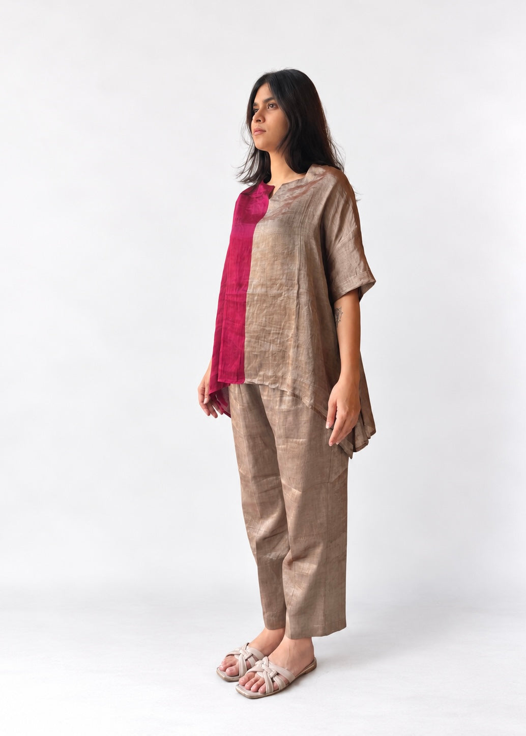 Chand tissue set- colour blocked