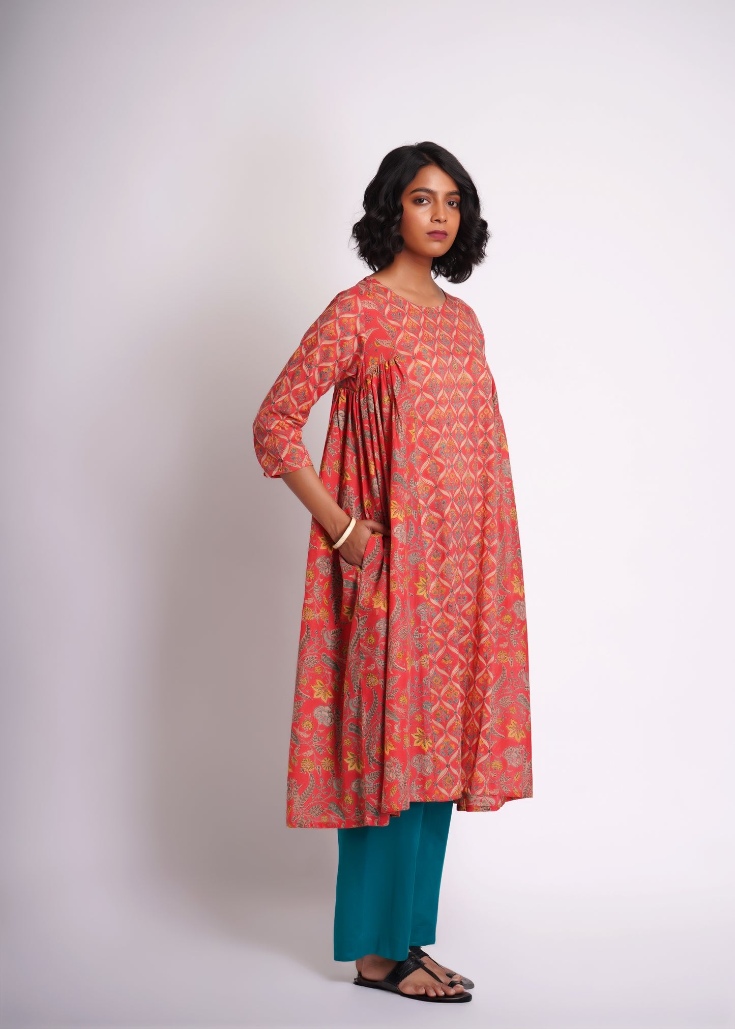 Mehr Handblock print Co-ord set