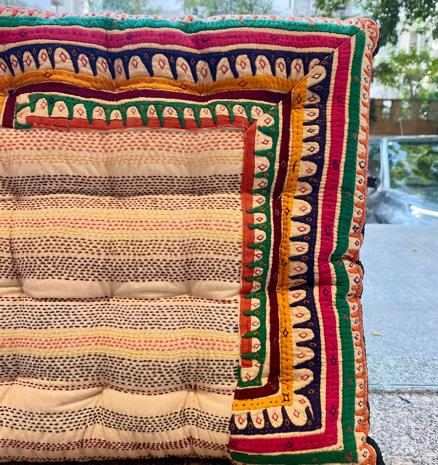 Kantha Floor cushion