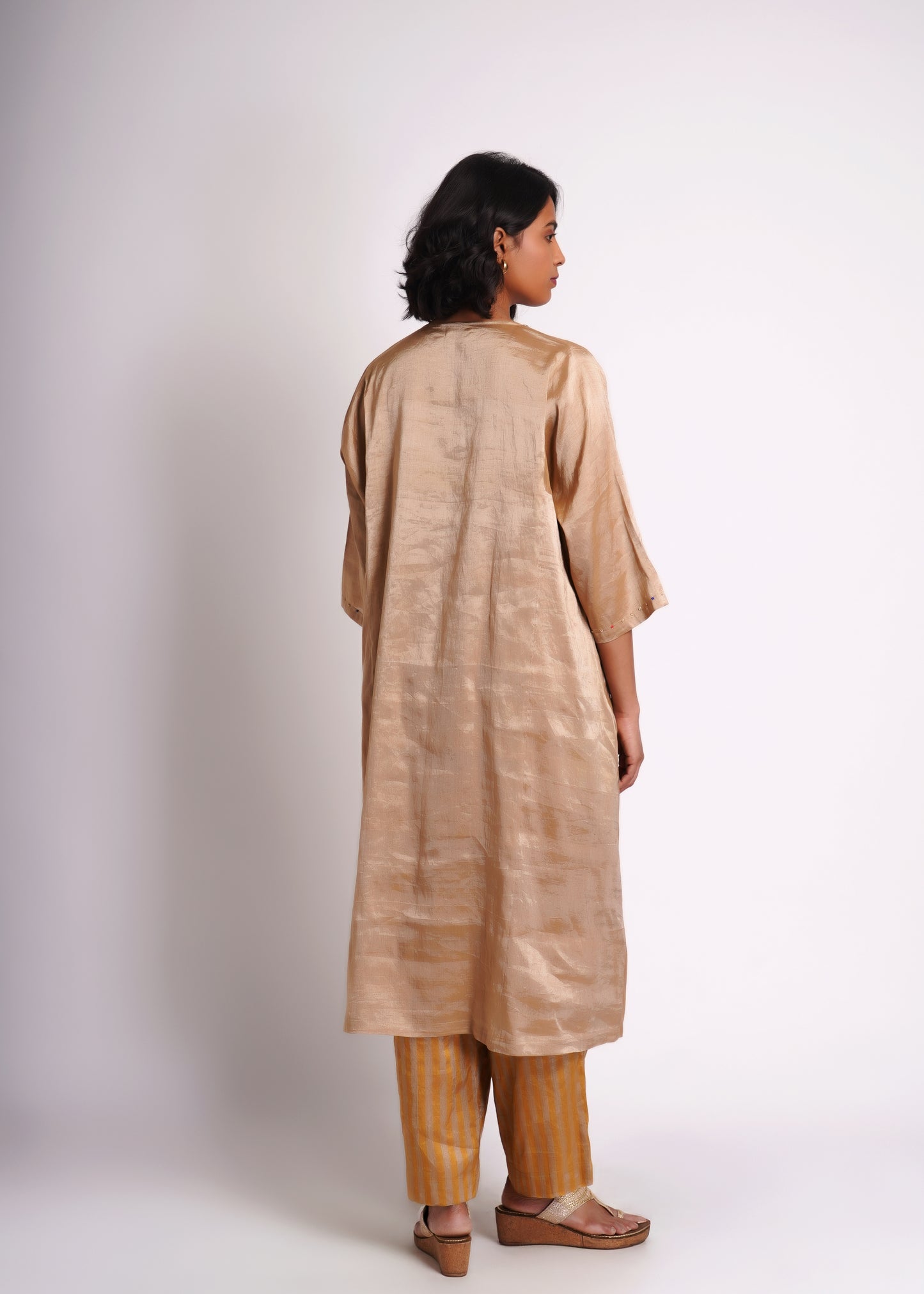 Jindan: Tissue Choga Co-ord Set
