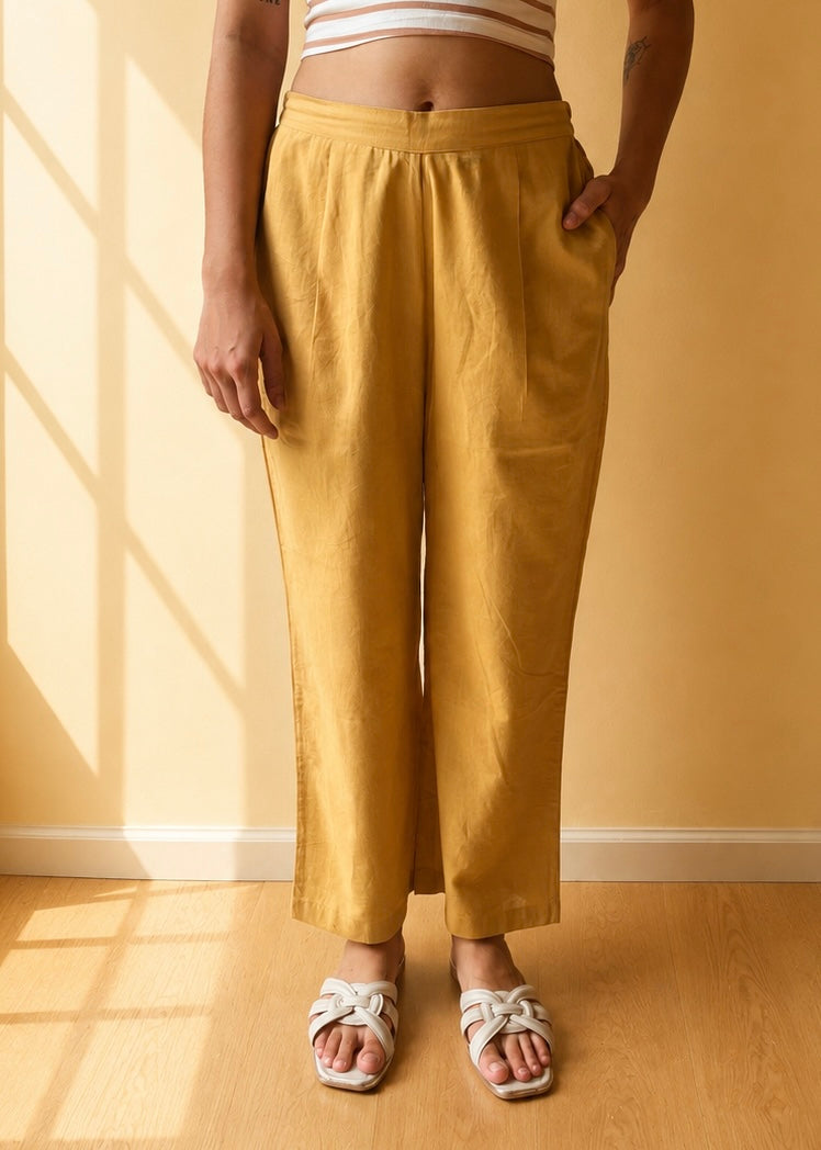 mustard pants