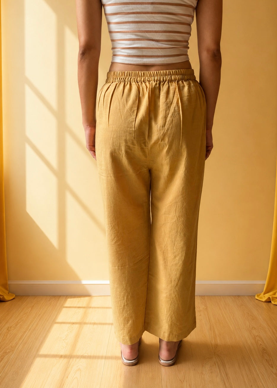 mustard pants