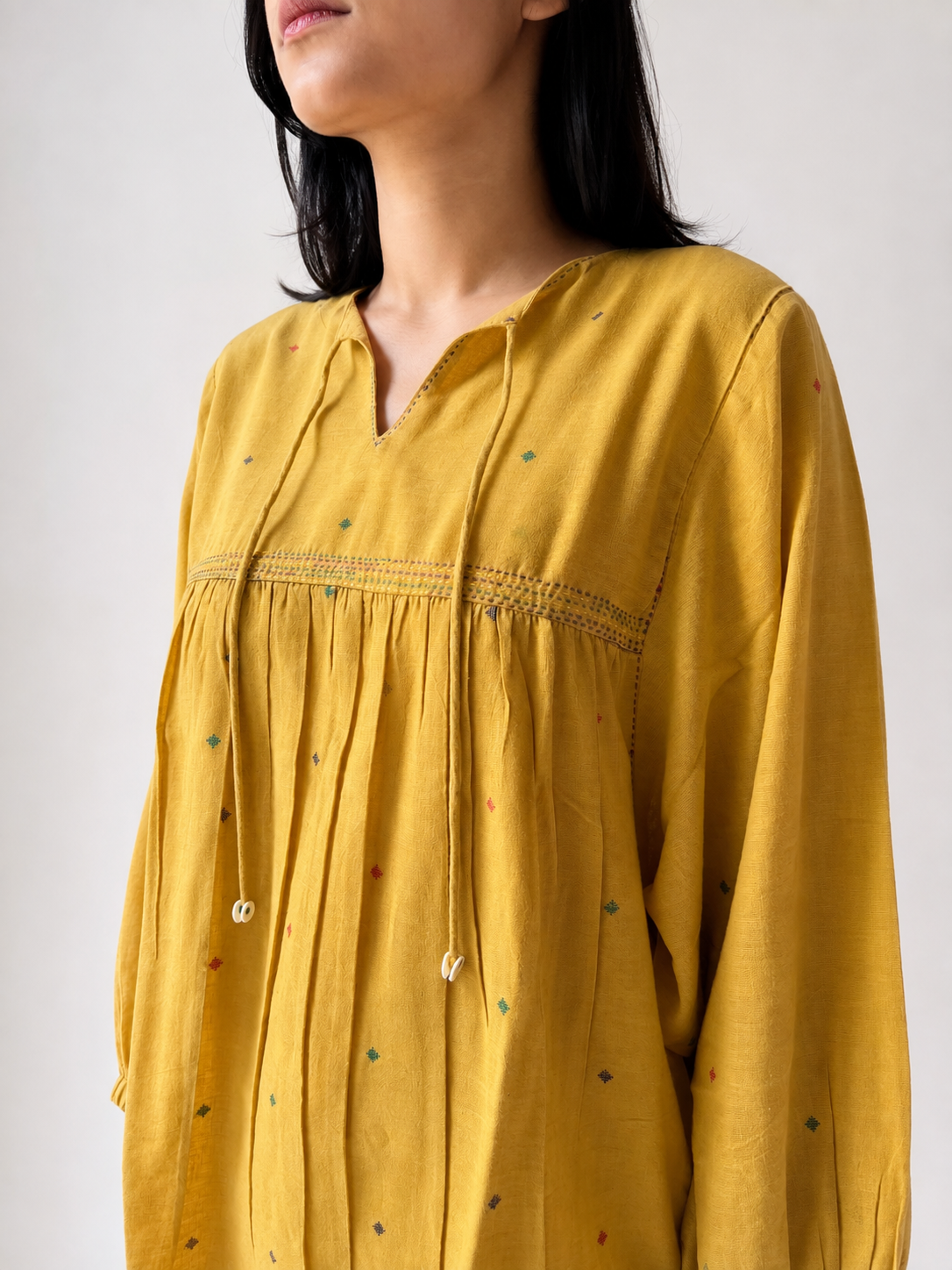 Heer jamdani top