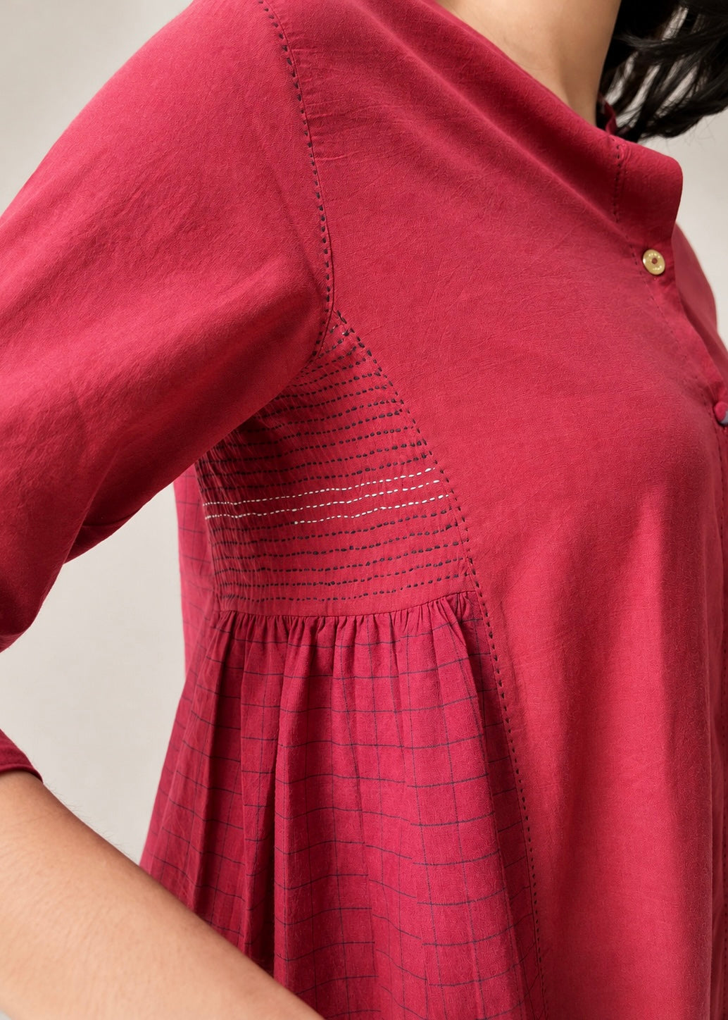ZOYA top with fine handcrafted details