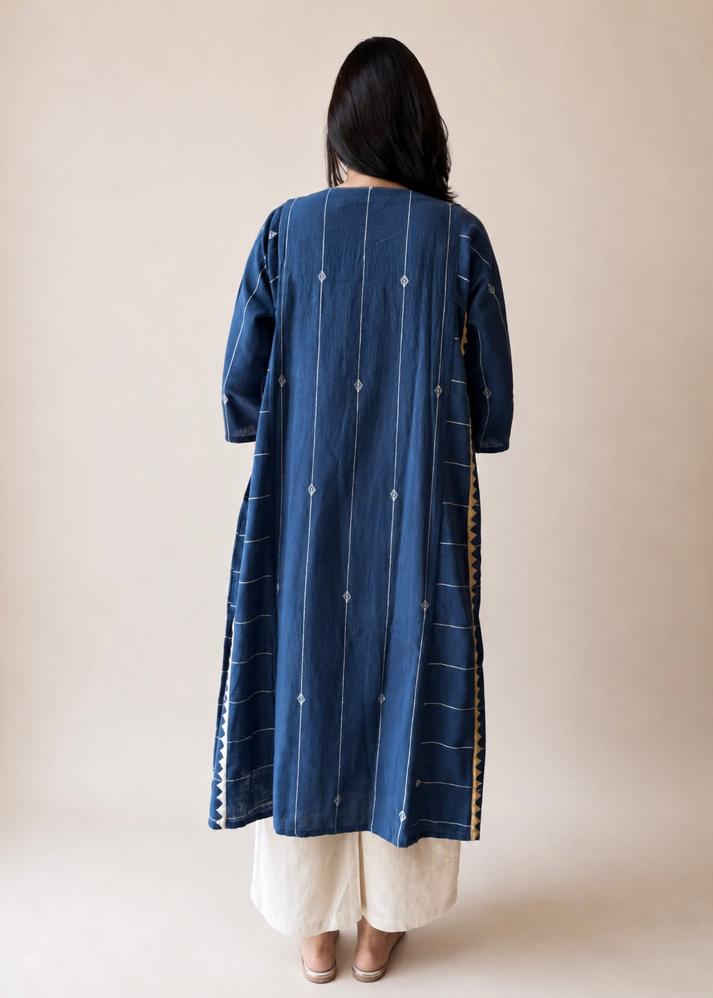 Jindan bhujodi indigo kali dress