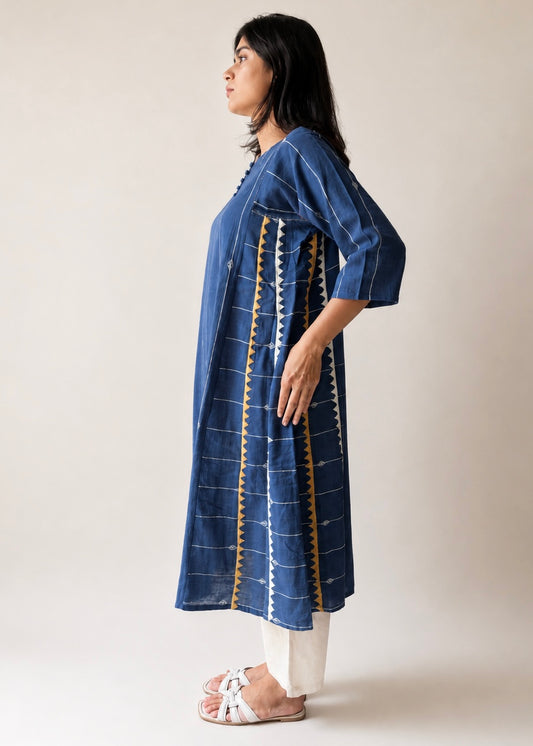 Jindan bhujodi indigo kali dress
