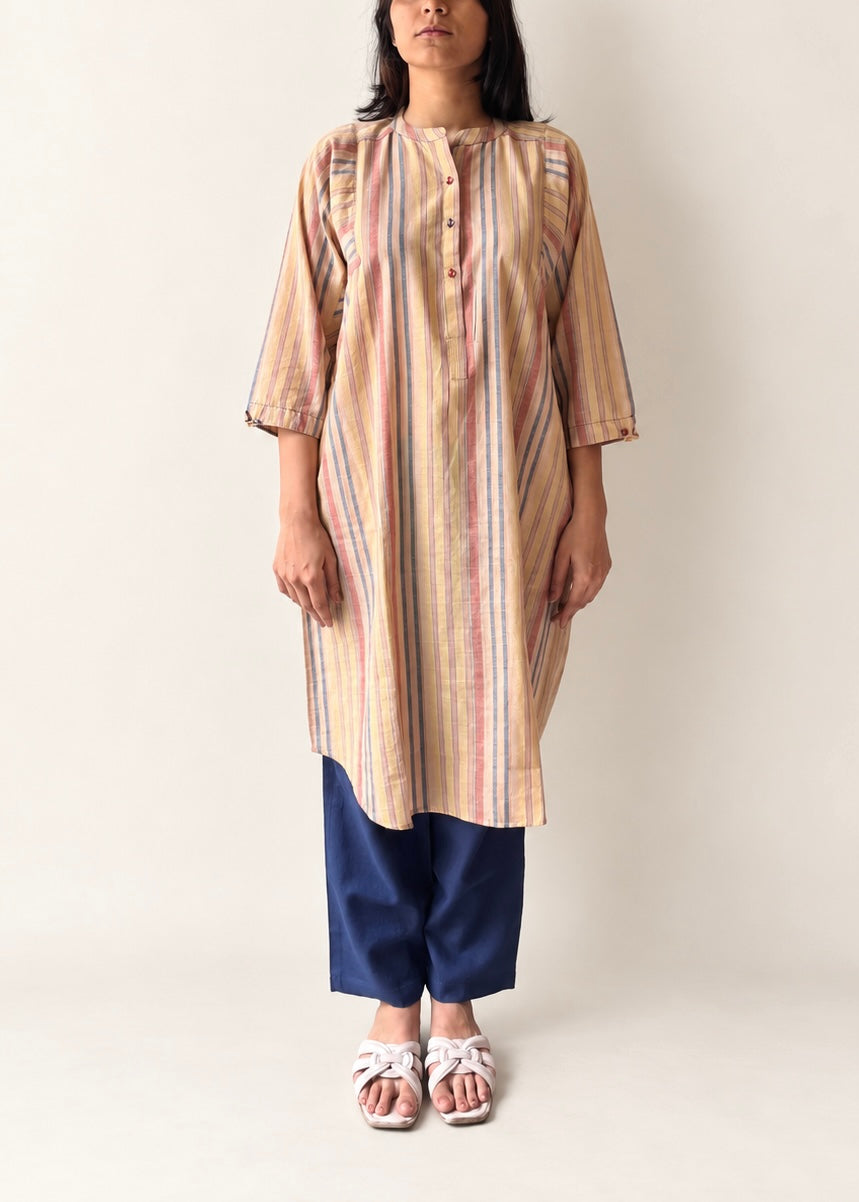 Lata Stripe shirt dress