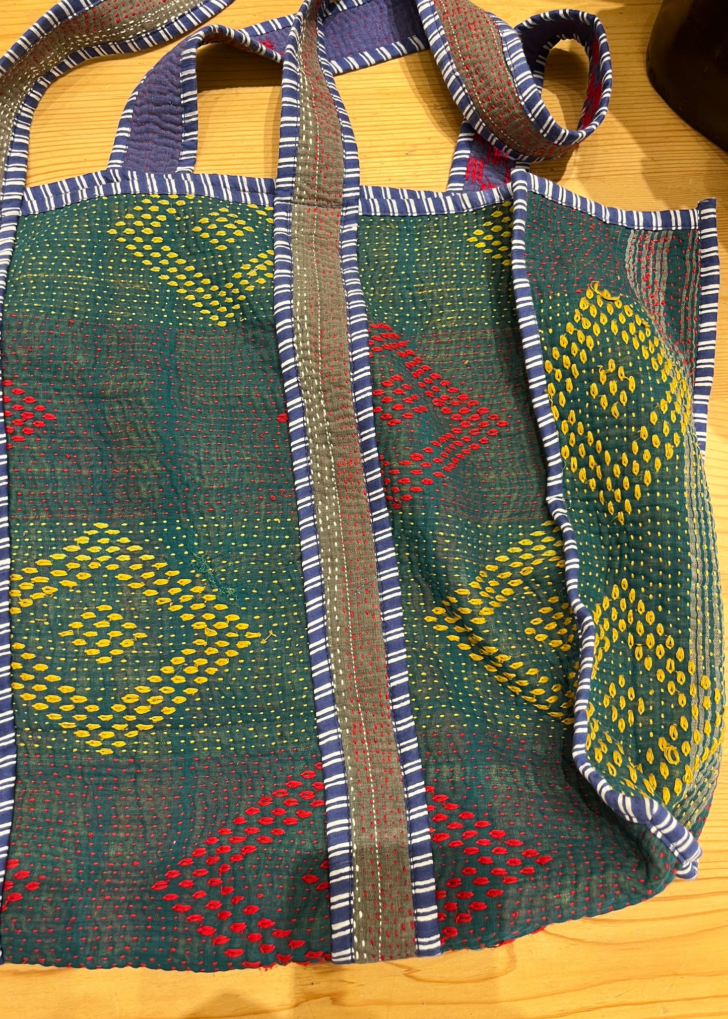 Vintage Tote Bag Handcrafted