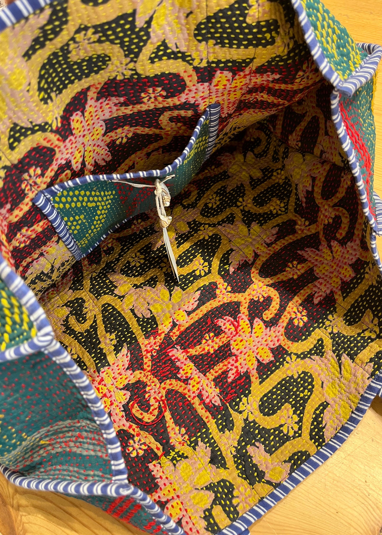 Vintage Tote Bag Handcrafted