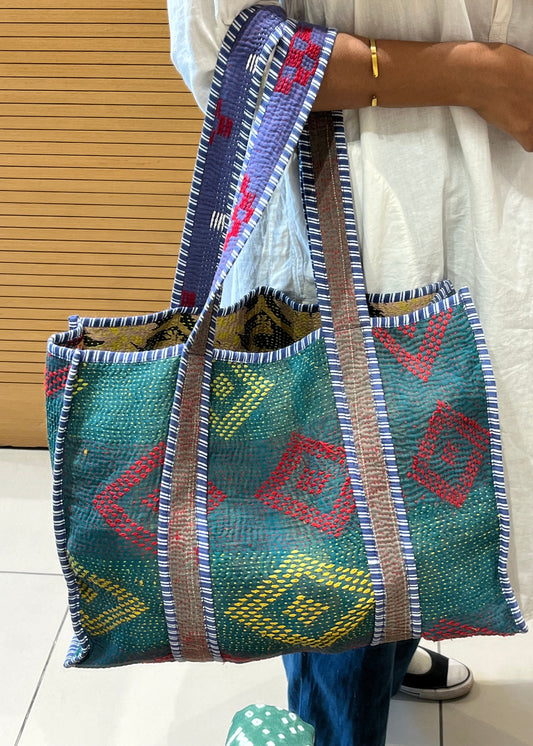 Vintage Tote Bag Handcrafted