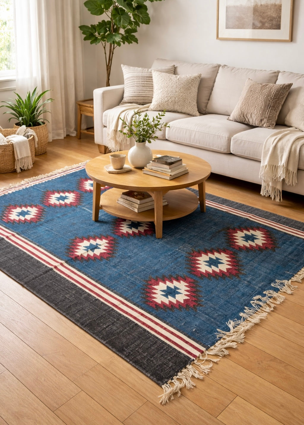 Printed Cotton Dhurrie