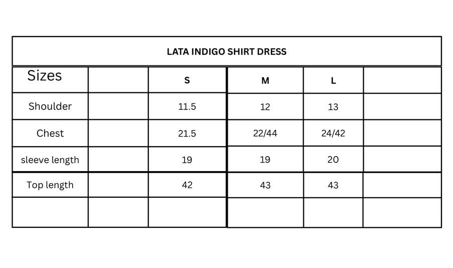 Lata indigo stripe dress